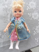 Disney Store Princess Cinderella Toddler Doll Baby Toy 15&quot; Blue Dress &amp; Eyes EUC - £14.66 GBP