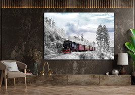 Train Wall Art Large Wall Art Locomotive Train Wall Art Prints Train Decor - £53.57 GBP