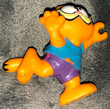 Vintage Garfield Runner 2&quot; PVC Figure 1978 1981 United Feat. Synd - £9.55 GBP