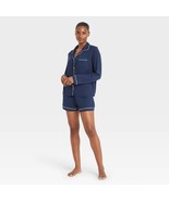 Stars Above Women&#39;s XX-LARGE Top &amp; Shorts Dark Blue 2 Piece Pajama Set NEW - $620.99 MXN