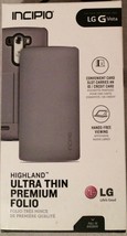 Incipio Highland Ultra Thin Premium Folio case for LG G Vista- Grey - £9.83 GBP