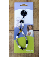 MOXYO Zigi Band Beaded Universal Phone Lanyard in Anodized Black - $284.91 MXN