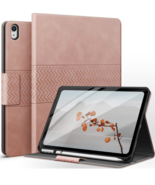 Rotating Case for iPad Pro 11 Inch 4th Gen 2022 Stand Cover Pink Chevron - $269.78 MXN