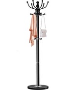 Furnisca Metal Coat Rack Freestanding With Natural Marble Base,Coat Rack... - $82.98