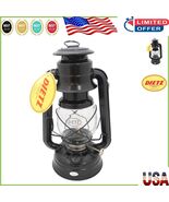 Beautifully Crafted Black Oil Lantern - 11 Hour Lifespan for Your Campin... - $1,290.26 MXN