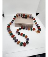 Vintage AVON Lucite - Nugget Treasure - Necklace 24&quot; Long 1988 Signed - £5.72 GBP