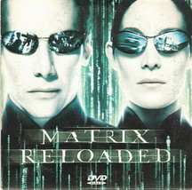 The Matrix Reloaded Keanu Reeves Carrie-Anne Moss Laurence Fishburne R2 Dvd - £6.28 GBP