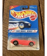 1995 Hot Wheels #341 Model Series 3/12 &#39;58 CORVETTE COUPE Pink Variant F... - $89.19 MXN