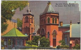 Postcard The Little Church Around The Corner New York City - £2.18 GBP