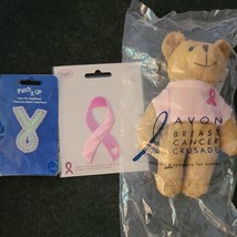 New Avon 2001 Breast Cancer Crusade Bear Rosie 6.5&quot; Plush Brown Teddy Bear (A1) - £14.25 GBP