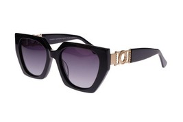 New Runway Sunwear RS-678 Black &amp; Gold Polarized Sunglasses with Grey Le... - $59.35