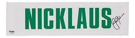 Jack Nicklaus Signé Pga Golf Caddy Plaque Signalétique PSA Loa - £303.86 GBP