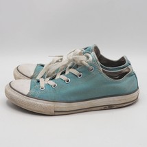 Converse Chuck Taylor All Stars Light Blue Green Low Top US Size 4 Youth - $14.84