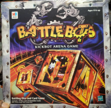 BATTLEBOTS Kickbot Arena Board Dice Game 2001 BATTLE BOTS Hasbro Milton ... - £66.18 GBP