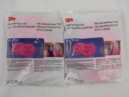 3M 2091 NIOSH P100 Particulate Filter 2 Count 2 PACK. SEALED NEW 4 TOTAL... - $241.88 MXN