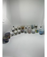 Lot of 11 VTG Gold Rim Shot Glasses/and Others Europe Germany Landmark s... - €22,88 EUR