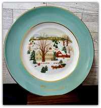 Avon 1973 &quot;Christmas on the Farm&quot; Christmas Plate  - £11.74 GBP