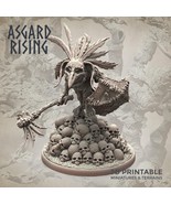 3D Printed Asgard Rising Goblin Chieftain 28mm-32mm Ragnarok D&amp;D - €5,86 EUR+