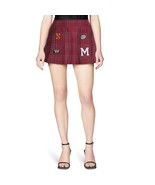 No Boundaries Juniors Tennis Skirt With Patches X-LARGE (15-17) Red Plai... - $16.44