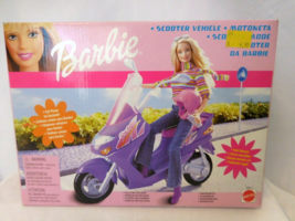 Barbie Scooter Vehicle w/ Barbie and Equipments + Box Limited Super Rare Mattel  - $48.51