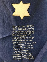 Luke 2:10 Do Not Be Afraid, For Behold... Star Of Bethlehem Hand Stitche... - $28.95