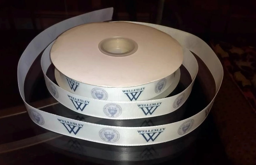 Wellesley College Inspired Grosgrain Ribbon