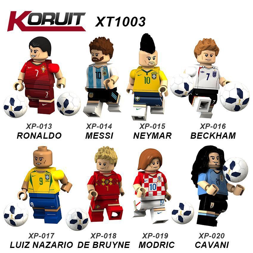 8PCS World Cup Football Team Minifigure Fit Lego Building Block Toy - $15.99