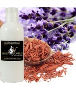 Lavender &amp; Sandalwood Premium Scented Bath Body Massage Oil Hydrating - £11.09 GBP+