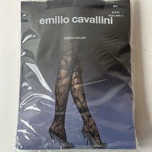 Emilio Cavallini fashion tights Made in Italy Black Style 9045.1.2 size:... - $19.99