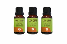 Tea Tree Melaleuca 3 Pack - 15ml each- Essential Oil Blend by GuruNanda - Aromat - £14.70 GBP