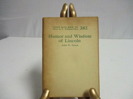 Vintage the humor and wisdom of abraham lincoln little blue book - £15.56 GBP