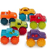 Battat Mini Monster Trucks – Set of 6 Mini Trucks for Toddlers in Storag... - $381.83 MXN