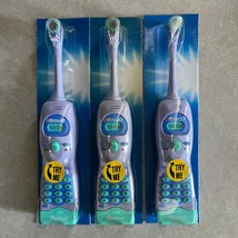 Lot 3 Vintage Kid’s Crest SpinBrush Cell Phone Purple Toothbrush SEALED NEW - £19.20 GBP