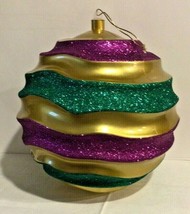 10&quot; PGG Wave Gold Tone Ornament - $16.99