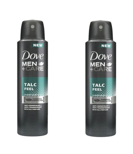 2 Pack Dove Men + Care Talc Feel 48 Hour Protection Deodorant Spray 150ml - $16.99