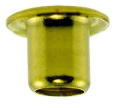 (4) 1/16&quot;x3/32&quot; SE2-3 hollow Brass EYELETS Compatable for O Gauge  Trains  Parts - £3.97 GBP