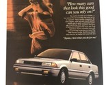 1989 Toyota Corolla Vintage Print Ad Advertisement pa12 - $7.91