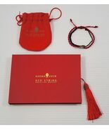 *C3) Karma &amp; Luck Iridescent Security Matte Onyx Evil Eye Red String Bra... - $64.34