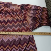 Vintage Shaker Sport Women's 3/4 Sleeve Geometric Collared Blouse Chest 52" image 5