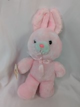 Animal Fair Pink Rabbit Plush Bunny Dots Ears 11 Inch Stuffed Animal Toy - £7.60 GBP