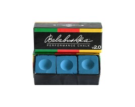 Balabushka v2.0 Billiard Pool Cue Stick Performance Chalk - Blue (3 pieces) - £17.90 GBP