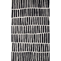 Lemuel Geometric Black 5 Ft. X 8 Ft. Area Rug - £168.74 GBP