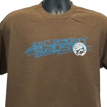 Rusty Surfboards Vintage 90s T Shirt Large Surfing Surfer Surfboarder Mens Brown - £26.27 GBP