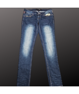 Premier Rue 21 Skinny Jeans Flannel and Bling size 5/6 R Pre-Loved - $40.73 CAD