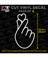 Korean Finger Heart K-Pop Hallyu BTS – Pack of 2 – Select Size &amp; Color - $3.00+