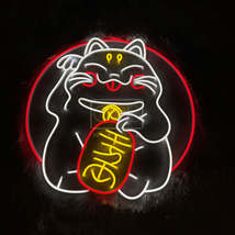 Lucky Cat Ver2 | LED Neon Sign - £192.44 GBP+