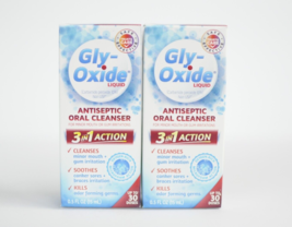 Gly-Oxide Antiseptic Oral Cleanser Liquid 0.5 oz Exp 11/2024 Lot of 2 - £47.54 GBP