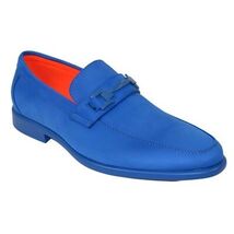Men's TAYNO Shoes Soft Micro Suede Slip-on Loafer THE CAPRIO S Royal Blue - $60.00