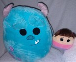 Squishmallows Disney Monsters Inc SULLEY &amp; Mini Boo 10&quot; NWT - £24.56 GBP