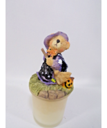 TEDDY BEAR WITCH CANDLE TOPPER &amp; VOTIVE CANDLE HOLDER - $543.14 MXN